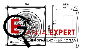 Тихие в работе вентиляторы фирмы Soler&Palau cерии SILENT для конопли